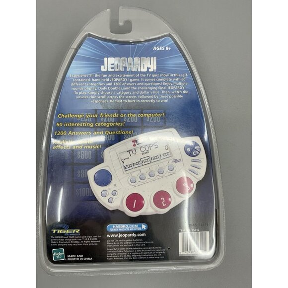 Vintage Y2K Tiger Games Jeopardy Handheld Electronic Quiz Show Hasbro New - Picture 4 of 7